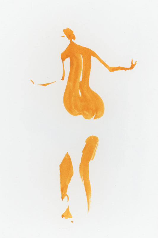 Dancing Implied in Orange