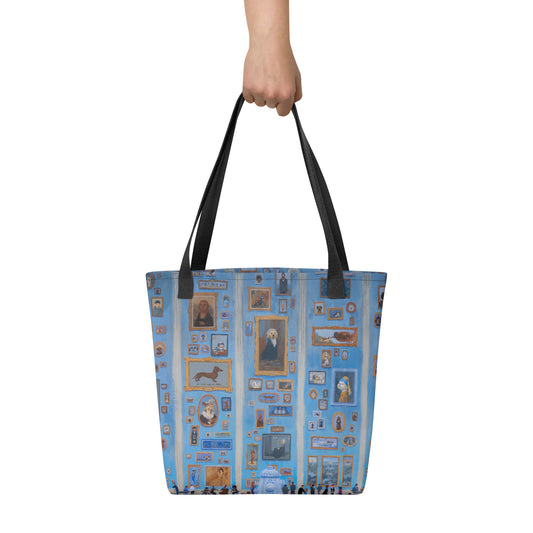 Dog Gallery Painting Tote bag