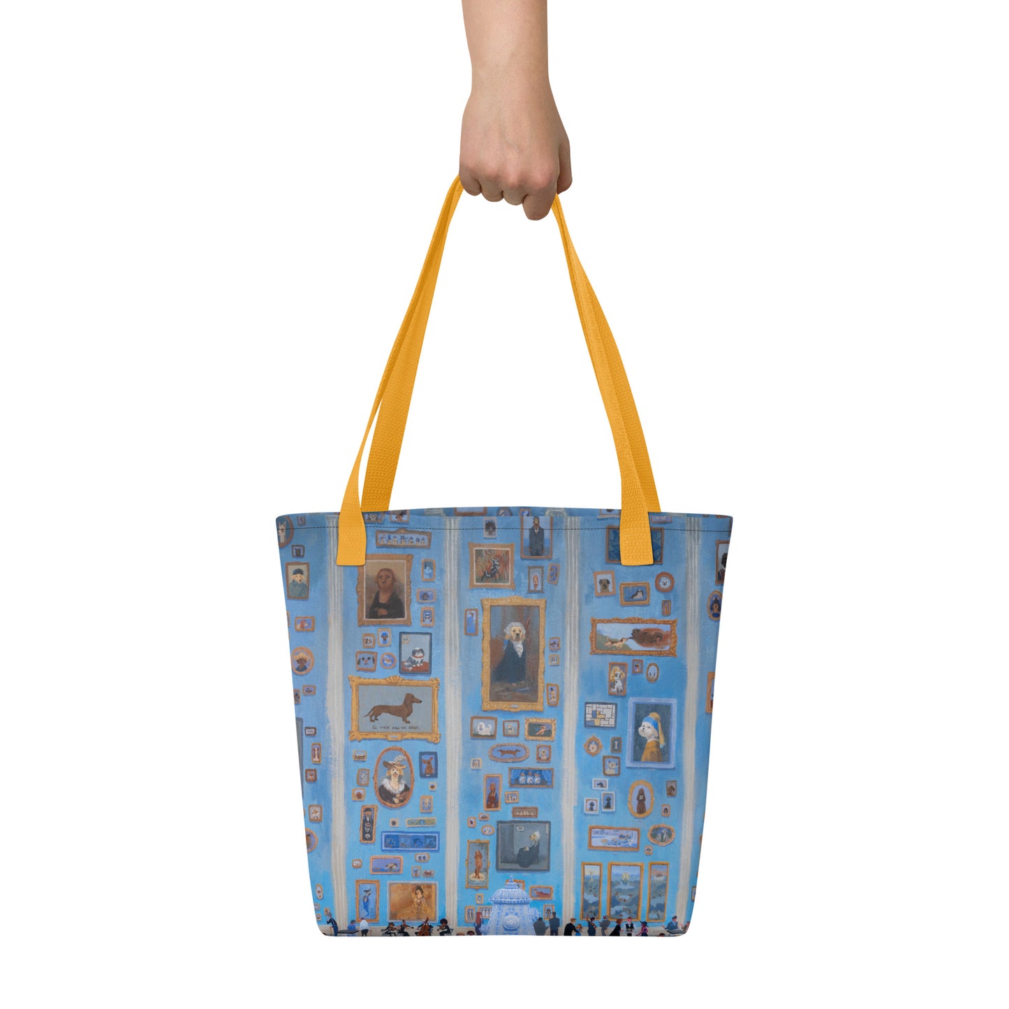 Dog Gallery Painting Tote bag