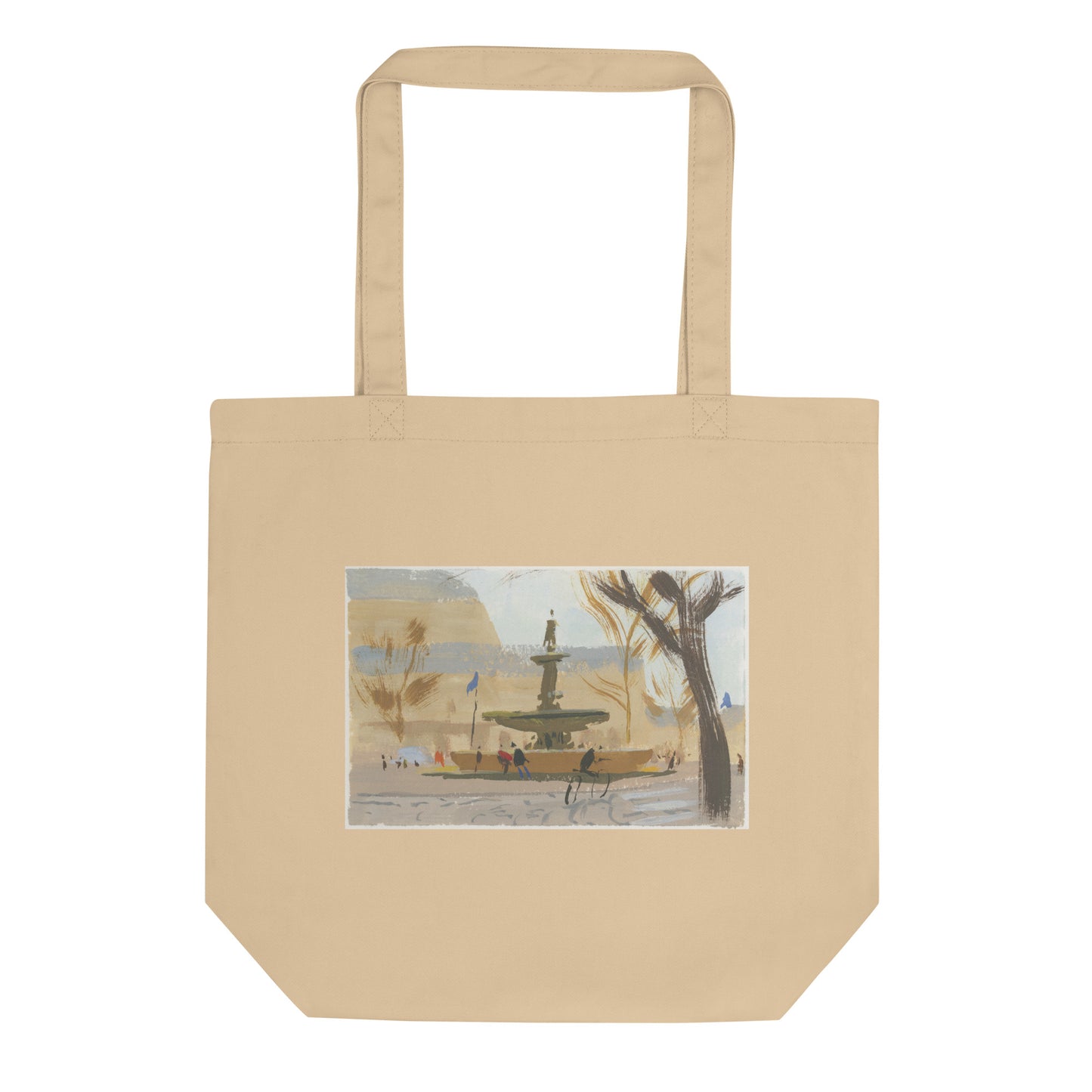 Paris Fountain Eco Tote Bag