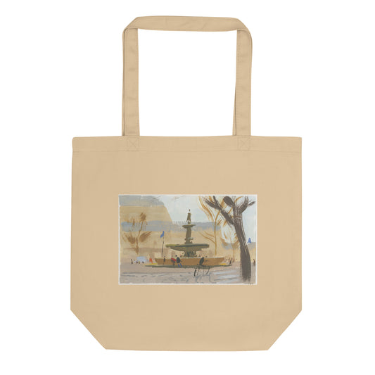 Paris Fountain Eco Tote Bag